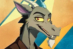 Size: 768x512 | Tagged: safe, ai content, derpibooru import, machine learning generated, prompter:ligerking76, stable diffusion, discord, anthro, draconequus, dragon, plantigrade anthro, anime, anime style, beastars, clothes, g4, image, jpeg, male, solo, solo male, style emulation