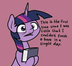 Size: 2048x1891 | Tagged: safe, artist:ewoudcponies, derpibooru import, twilight sparkle, pony, unicorn, book, female, image, png, red background, simple background, solo, unicorn twilight