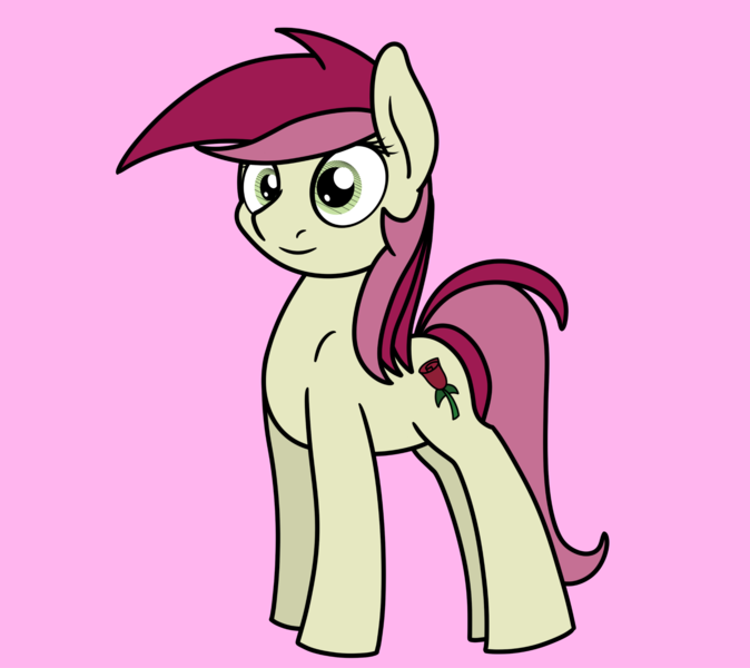 Size: 2048x1824 | Tagged: safe, artist:ewoudcponies, derpibooru import, roseluck, earth pony, pony, female, image, pink background, png, simple background, solo