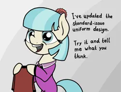 Size: 2048x1560 | Tagged: safe, artist:ewoudcponies, derpibooru import, coco pommel, earth pony, pony, female, image, open mouth, png, solo