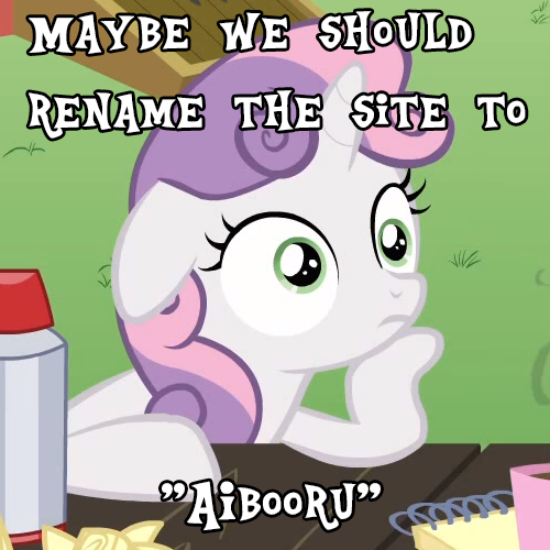 Size: 500x500 | Tagged: safe, derpibooru import, edit, edited screencap, screencap, sweetie belle, pony, unicorn, ponyville confidential, season 2, caption, exploitable meme, female, filly, foal, g4, horn, image, image macro, impact font, meme, obligatory pony, op is a duck, png, solo, sudden clarity sweetie belle, text, thinking