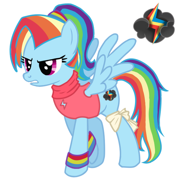 Size: 628x628 | Tagged: safe, artist:3998572077, derpibooru import, rainbow dash, image, png, redesign, simple background, white background