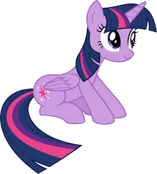 Size: 4000x4417 | Tagged: safe, artist:parclytaxel, derpibooru import, twilight sparkle, twilight sparkle (alicorn), alicorn, pony, absurd resolution, female, image, mare, png, simple background, sitting, smiling, solo, transparent background, vector