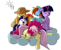 Size: 1074x890 | Tagged: artist needed, source needed, safe, derpibooru import, applejack, fluttershy, pinkie pie, rainbow dash, rarity, twilight sparkle, twilight sparkle (alicorn), alicorn, earth pony, pegasus, pony, unicorn, horn, image, mane six, png