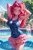 Size: 1024x1536 | Tagged: suggestive, ai content, derpibooru import, editor:masterdarhil, editor:sammykun, machine learning generated, pinkie pie, human, equestria girls, adorasexy, arm behind head, armpits, beautiful, beautiful eyes, beautisexy, bestie, big breasts, blue eyes, breasts, busty pinkie pie, clothes, curly hair, cute, ear piercing, earring, enjoying, female, fountain, g4, hair accessory, hairband, happy, human coloration, humanized, image, inviting, jewelry, jpeg, legs in the water, long hair, looking at you, one-piece swimsuit, outdoors, partially submerged, photoshop, piercing, pink hair, pink skin, pose, prompter:sammykun, reasonably shaped breasts, reasonably sized breasts, recolor, sexy, sky, smiling, smiling at you, solo, solo female, stupid sexy pinkie, swimming pool, swimsuit, teenage girls, teenage pinkie pie, teenager, teeth, thighs, tight clothing, tree, tutu, water, waterparks, wet, wet body, whited teeth