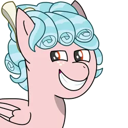 Size: 1500x1500 | Tagged: safe, artist:sleeplesseevee, derpibooru import, cozy glow, pegasus, pony, bust, evil grin, female, filly, foal, folded wings, g4, grin, image, outline, png, simple background, smiling, solo, transparent background, white outline, wings