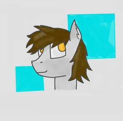 Size: 1485x1463 | Tagged: safe, artist:kokopingas98, derpibooru import, oc, oc:anthon, unofficial characters only, pegasus, pony, bust, image, looking away, looking back, male, png, portrait, simple background, small ears, solo, solo male, square