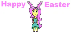 Size: 1909x864 | Tagged: safe, derpibooru import, fluttershy, equestria girls, bunny ears, cute, easter, equestria girls-ified, g4, holiday, image, png