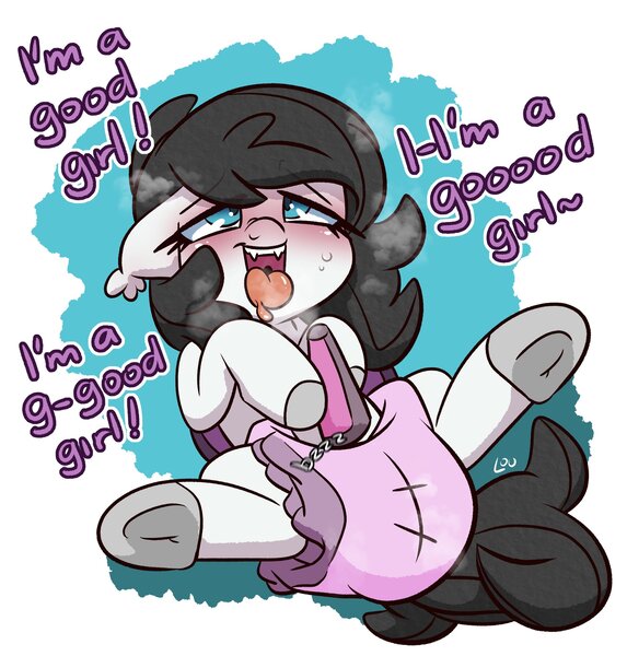 Size: 2048x2144 | Tagged: questionable, artist:lou, derpibooru import, oc, unofficial characters only, bat pony, pony, diaper, diaper fetish, female, fetish, image, jpeg, mare, sex toy, vibrator