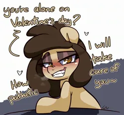 Size: 2368x2200 | Tagged: safe, artist:lou, derpibooru import, oc, oc:louvely, unofficial characters only, pony, blushing, female, image, jpeg, mare