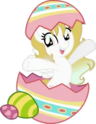 Size: 771x1000 | Tagged: safe, artist:mickey1909, derpibooru import, oc, oc:honey bun, unofficial characters only, pegasus, base used, easter, easter egg, female, holiday, image, png