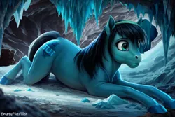 Size: 1152x768 | Tagged: safe, ai content, derpibooru import, editor:emptyplotfiller, machine learning assisted, machine learning generated, thorax, changeling, fanfic:crossing the trixie bridge:a new life in the crystal empire, g4, image, mount everhoof, png, solo