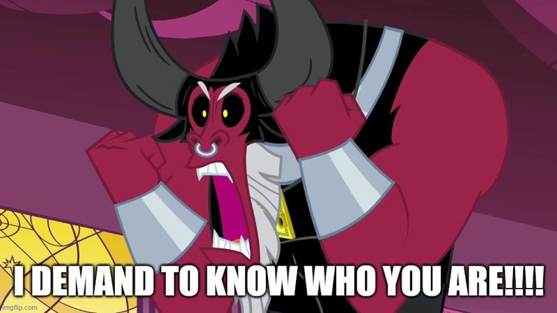 Size: 888x499 | Tagged: safe, derpibooru import, screencap, lord tirek, twilight's kingdom, caption, doctor who, image, image macro, imgflip, jpeg, reference to another series, sycorax, text
