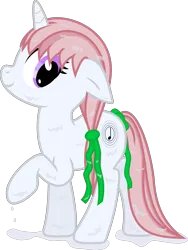 Size: 2487x3302 | Tagged: safe, artist:cranberry-tofu, derpibooru import, oc, oc:whisper call, pony, unicorn, female, horn, image, mare, png, simple background, solo, transparent background, vector, wet, wet mane