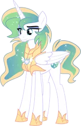 Size: 5215x8121 | Tagged: safe, artist:shootingstarsentry, derpibooru import, oc, oc:prince cosmos, alicorn, pony, absurd resolution, armor, folded wings, image, long legs, male, png, simple background, solo, stallion, tall, transparent background, vector, wings