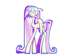 Size: 747x583 | Tagged: safe, artist:yl0w, derpibooru import, part of a set, fluttershy, butterfly, insect, pegasus, pony, butterfly on nose, colored hooves, ear fluff, eyelashes, female, g4, image, insect on nose, lanky, lidded eyes, limited palette, long legs, long mane, long tail, mare, pink mane, pink tail, png, simple background, simple backgrund, skinny, small wings, smiling, solo, standing, tail, tall, tallershy, thin, two toned mane, two toned tail, unshorn fetlocks, white background, wings, wings down