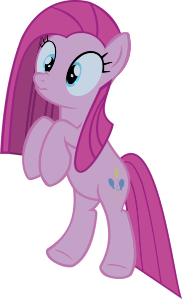 Size: 3178x5216 | Tagged: safe, artist:retroponybro, derpibooru import, pinkie pie, earth pony, pony, base used, bipedal, cute, cuteamena, female, full body, image, mare, pinkamena diane pie, png, rearing, simple background, transparent background, vector