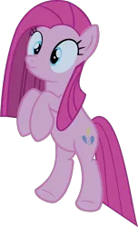 Size: 3178x5216 | Tagged: safe, artist:retroponybro, derpibooru import, pinkie pie, earth pony, pony, base used, bipedal, cute, cuteamena, female, full body, image, mare, pinkamena diane pie, png, rearing, simple background, transparent background, vector