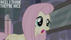 Size: 2000x1125 | Tagged: safe, derpibooru import, edit, edited screencap, editor:quoterific, screencap, fluttershy, the cutie map, image, png, solo