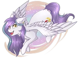 Size: 3921x2945 | Tagged: safe, artist:wallvie, derpibooru import, oc, oc:shylu, pegasus, pony, female, heterochromia, image, mare, png, solo