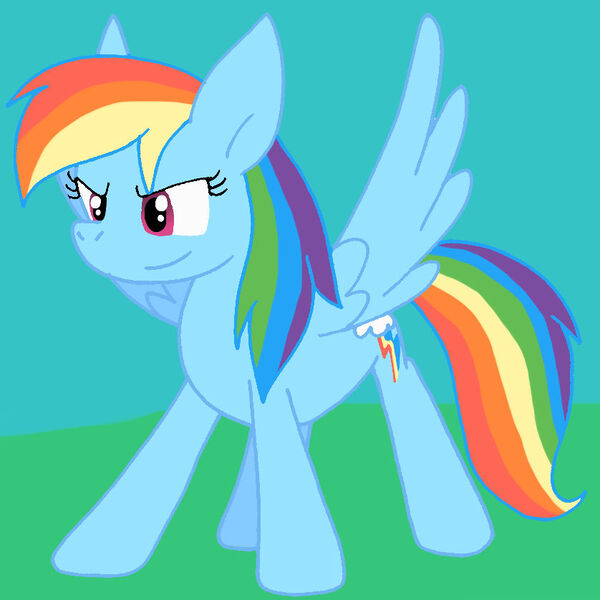 Size: 838x838 | Tagged: safe, artist:cmara, derpibooru import, rainbow dash, pegasus, pony, female, g4, image, jpeg, solo