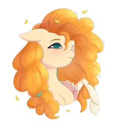 Size: 1806x1896 | Tagged: safe, artist:tanatos, derpibooru import, pear butter, earth pony, curly mane, female, freeny's hidden dissectibles, image, png, simple background, solo