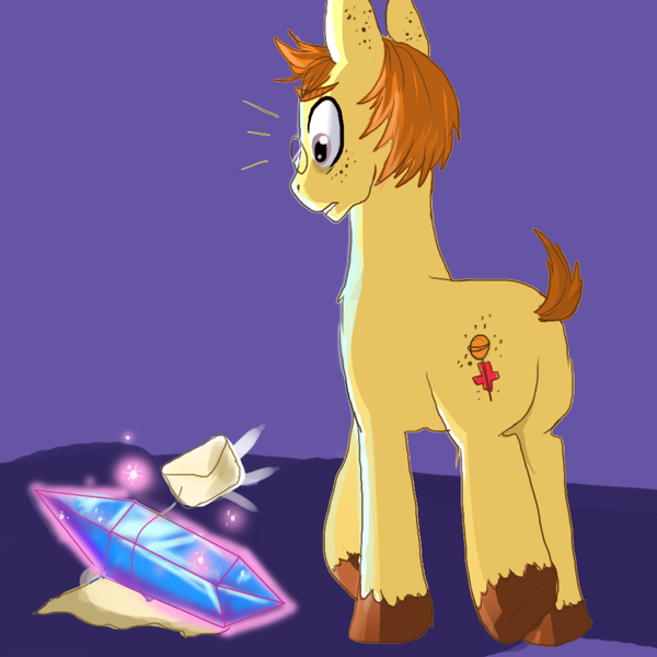 Size: 1000x1000 | Tagged: safe, artist:frostedminispooner, derpibooru import, oc, oc:nursery rhyme, earth pony, pony, ask nursery rhyme, butt, crystal, image, letter, male, plot, png, solo, stallion