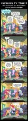 Size: 938x4000 | Tagged: safe, artist:sapphiregamgee, derpibooru import, apple bloom, diamond tiara, scootaloo, silver spoon, sweetie belle, earth pony, pegasus, pony, unicorn, clubhouse, commission, crusaders clubhouse, cutie mark crusaders, horn, image, jpeg