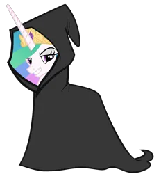 Size: 1631x1756 | Tagged: safe, artist:longplex, artist:uranus98, derpibooru import, princess celestia, cloak, clothes, image, png, simple background, solo, transparent background