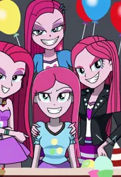 Size: 739x1081 | Tagged: safe, ai content, machine learning generated, prompter:pinkamenausuario, pinkie pie, equestria girls, image, jpeg, pinkamena diane pie