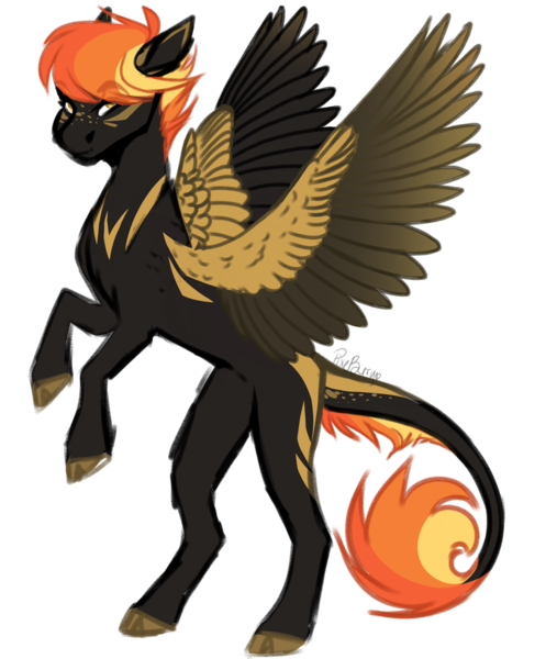 Size: 1280x1516 | Tagged: safe, artist:pixelberrry, derpibooru import, oc, oc:firecracker, unofficial characters only, pegasus, pony, female, image, mare, png, simple background, solo, transparent background