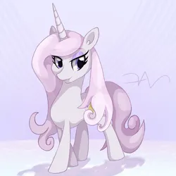 Size: 1600x1600 | Tagged: safe, artist:swasfews, derpibooru import, fleur-de-lis, unicorn, horn, image, png, simple background, solo