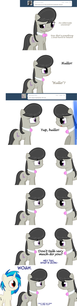 Size: 1082x4305 | Tagged: safe, artist:erthilo, derpibooru import, octavia melody, vinyl scratch, ask octavia, alternate universe, ask, clone, g4, image, png, tumblr