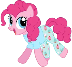 Size: 863x806 | Tagged: safe, artist:rydersimmer, derpibooru import, pinkie pie, earth pony, clothes, female, g4, image, pajamas, png, sleepover, solo
