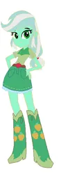 Size: 252x625 | Tagged: safe, artist:diana173076, color edit, derpibooru import, edit, applejack, lyra heartstrings, equestria girls, bad edit, colored, female, g4, image, png, recolor, simple background, solo, white background