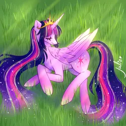 Size: 1000x1000 | Tagged: safe, artist:julieee3e, derpibooru import, princess twilight 2.0, twilight sparkle, twilight sparkle (alicorn), alicorn, pony, the last problem, female, folded wings, image, long mane, long tail, mare, older, older twilight, older twilight sparkle (alicorn), png, solo, tail, wings