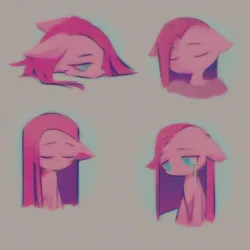 Size: 1024x1024 | Tagged: safe, ai content, derpibooru import, machine learning generated, prompter:kopaleo, stable diffusion, pinkie pie, crying, generator:pony diffusion v6 xl, image, pinkamena diane pie, png, prompt in description, sad, sticker set