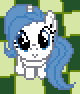 Size: 80x94 | Tagged: safe, artist:badumsquish, derpibooru import, part of a set, oc, oc:theme, ponified, unofficial characters only, pony, unicorn, derpibooru, april fools, april fools 2024, badumsquish's kitties, derpibooru exclusive, derpibooru ponified, female, g4, horn, illusion, image, looking at you, looking up, looking up at you, mare, meta, pixel art, png, sitting, smiling, smiling at you, solo, tiny, twibooru theme illusion, unicorn oc