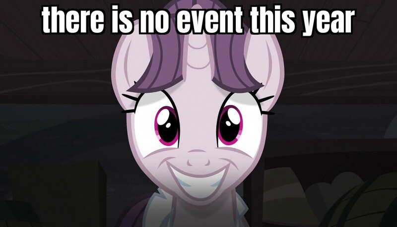 Size: 1258x720 | Tagged: safe, derpibooru import, edit, edited screencap, screencap, sugar belle, pony, unicorn, the cutie map, april fools 2024, avatar the last airbender, basement, caption, creepy, creepy smile, cult, equalized, equalized mane, false smile, female, g4, horn, image, image macro, jpeg, looking at you, mare, smiling, solo, text, wide smile