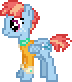 Size: 72x82 | Tagged: artist needed, safe, derpibooru import, windy whistles, pegasus, pony, animated, april fools 2024, clothes, desktop ponies, female, flying, gif, image, jacket, mare, pixel art, solo, solo female, spread wings, sprite, wings