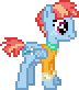 Size: 72x82 | Tagged: artist needed, safe, derpibooru import, windy whistles, pegasus, pony, alternate, animated, april fools 2024, desktop ponies, female, gif, image, mare, pixel art, solo, solo female, spread wings, sprite, wings