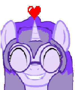 Size: 265x315 | Tagged: safe, artist:mellow91, derpibooru import, edit, oc, oc:glass sight, unicorn, april fools 2024, cute, female, grin, horn, icon, image, lowres, ocbetes, pixel art, pixel heart, pixelated, png, simple background, smiling, solo, solo female, transparent background