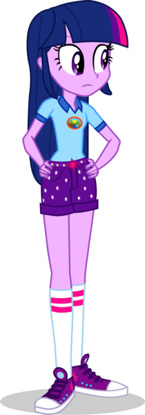 Size: 1342x3827 | Tagged: safe, artist:dustinwatsongkx, derpibooru import, twilight sparkle, human, equestria girls, camp everfree outfits, clothes, clothes swap, female, g4, hand on hip, image, my little pony equestria girls: legend of everfree, png, simple background, solo, transparent background