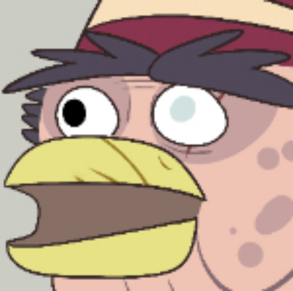 Size: 1248x1240 | Tagged: safe, artist:expression2, grampa gruff, gryphon, art pack:fun size 2, bust, eyebrows, hat, image, jpeg, male, meme, ponified meme, reaction image