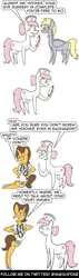 Size: 1000x3500 | Tagged: safe, artist:sneshpone, derpibooru import, derpy hooves, doctor horse, doctor stable, nurse redheart, earth pony, pegasus, pony, unicorn, dialogue, horn, image, jpeg, modular, speech bubble, what has science done
