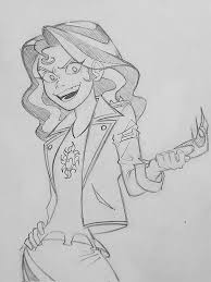 Size: 194x259 | Tagged: dead source, safe, artist:imthejvn, sunset shimmer, equestria girls, equestria girls (movie), belt, big crown thingy, clothes, cutie mark, cutie mark on clothes, element of magic, evil grin, female, grin, hand on hip, image, jacket, jewelry, jpeg, leather jacket, looking at you, monochrome, open smile, picture for breezies, regalia, simple background, smiling, solo, traditional art, white background