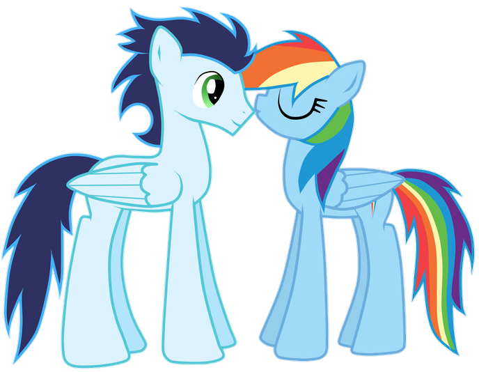 Size: 688x534 | Tagged: safe, artist:rulette, derpibooru import, rainbow dash, soarin', pegasus, pony, female, image, male, mare, png, shipping, simple background, soarindash, stallion, straight, transparent background