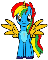 Size: 714x891 | Tagged: safe, artist:shieldwingarmorofgod, derpibooru import, oc, oc:shield wing, unofficial characters only, alicorn, g4, image, looking at you, male, png, simple background, solo, transparent background