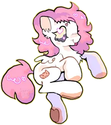 Size: 500x563 | Tagged: safe, artist:larvaecandy, derpibooru import, oc, oc:sink, unofficial characters only, pegasus, pony, :p, blush scribble, blushing, chest fluff, colored eyebrows, colored hooves, commission, ear fluff, flying, heart, heart eyebrows, heart eyes, hoof heart, image, long mane, nonbinary, pegasus oc, pink eyes, pink mane, pink tail, png, profile, purple sclera, raised hoof, raised hooves, raised leg, shiny mane, shiny tail, simple background, small wings, smiling, solo, spread wings, tail, tongue out, transparent background, underhoof, white coat, wingding eyes, wings, ych result
