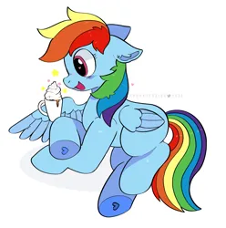 Size: 1859x1876 | Tagged: safe, artist:spookyfoxinc, derpibooru import, rainbow dash, pegasus, chocolate, drink, food, hot chocolate, image, png, simple background, solo